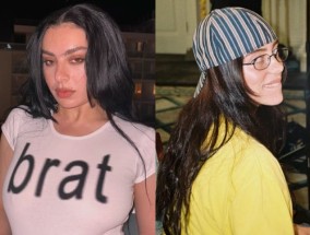 Charli XCX和Billie Eilish把Brat视频里的内衣都捐给了无家可归的女人