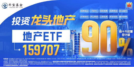 地产板块逆市走强！招商蛇口领涨近7%，地产ETF（159707）上扬1.31%，冲击日线四连阳