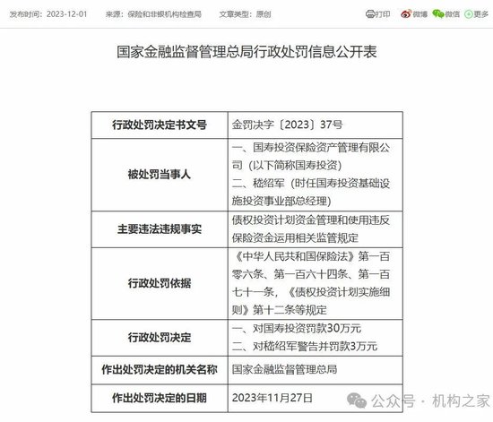 国寿投资总裁张凤鸣被限制高消！营收净利已连续三年滑坡