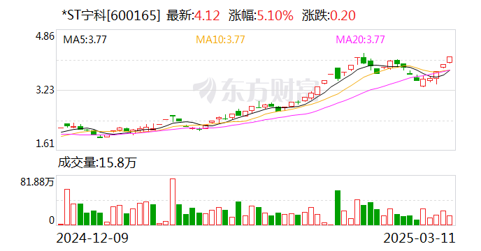 *ST宁科：公司年报编制和审计工作正在进行